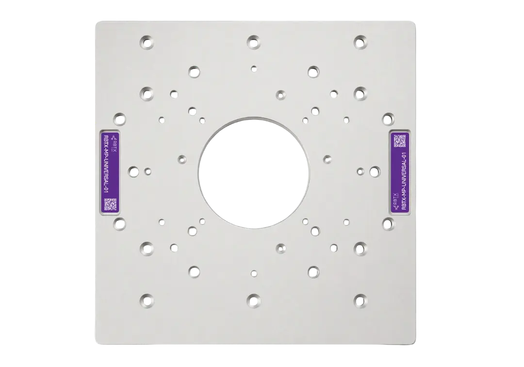 Adapter plate for standard RBTX cobots up to 10 kg